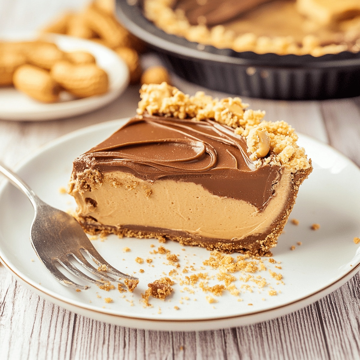 Peanut Butter Chocolate Cream Pie Recipe