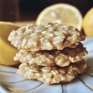 Lemon Oatmeal No-Bake Cookies Recipe