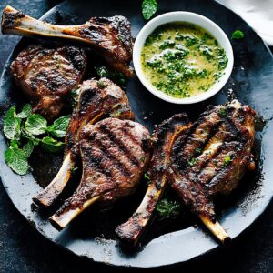 Succulent Lamb Chops with Mint Sauce Recipe