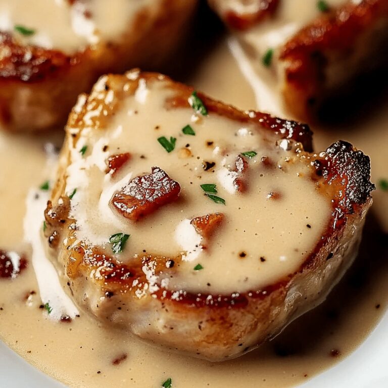 Creamy Bacon Pork Chops Recipe