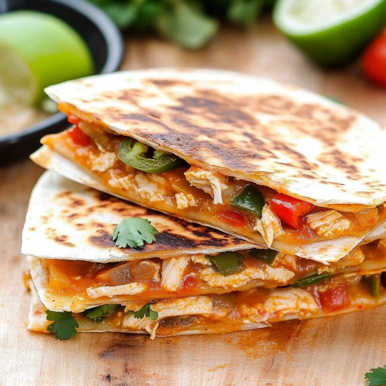 Crispy Chicken Fajita Quesadilla Recipe