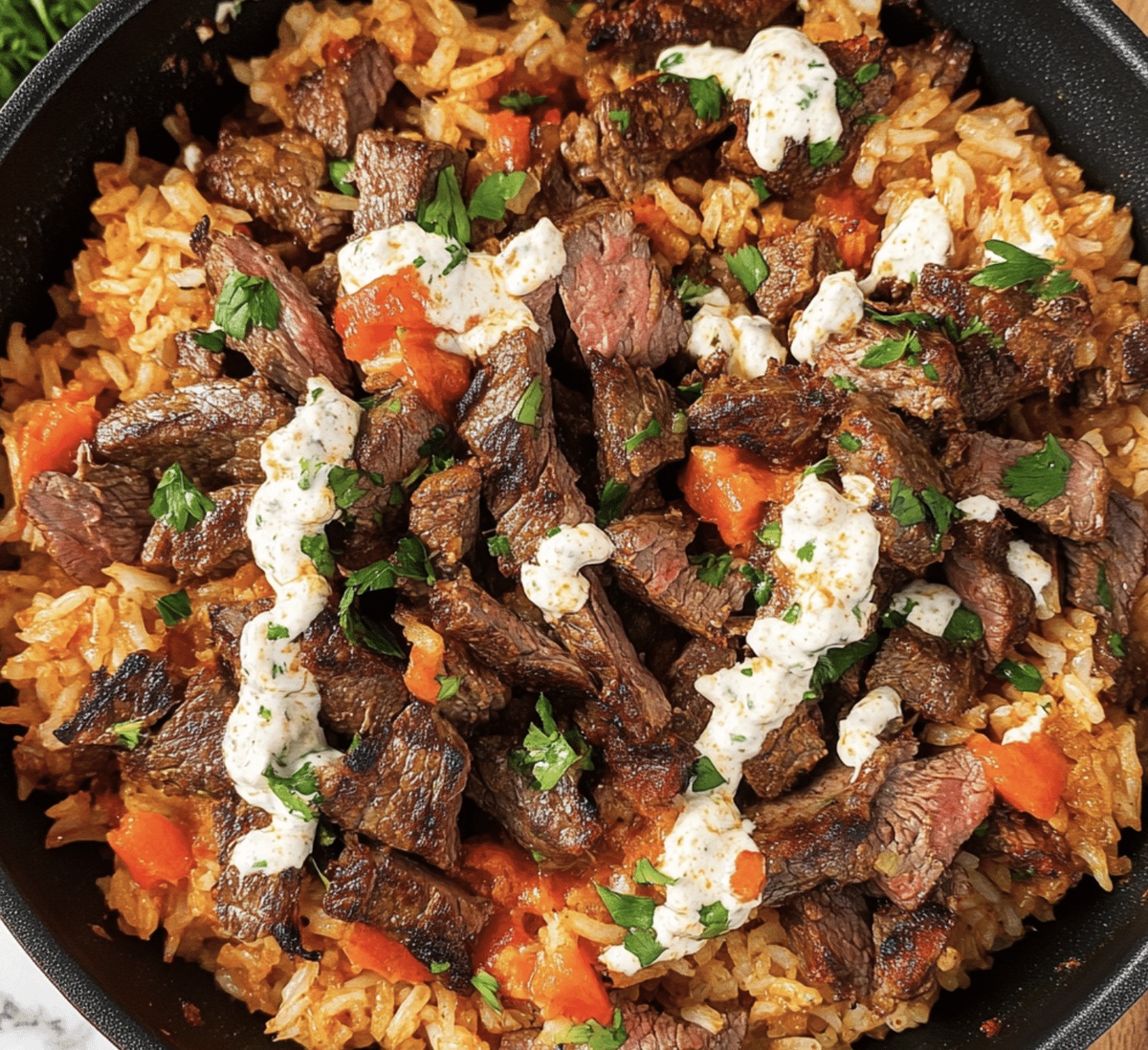 Steak & Queso Rice Recipe