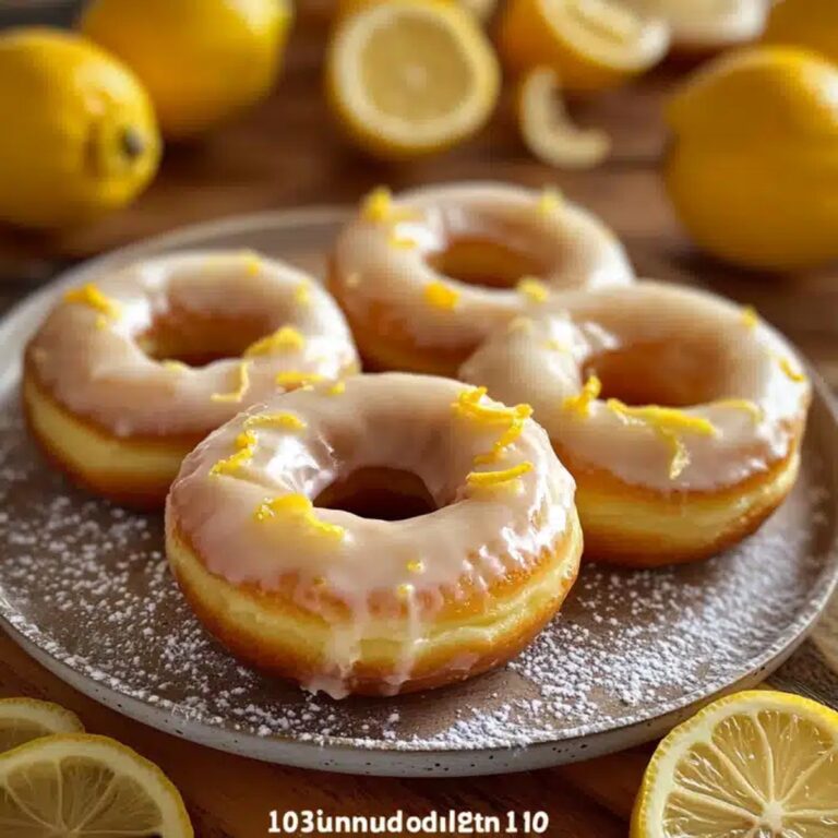 Tangy Lemon Donuts Recipe