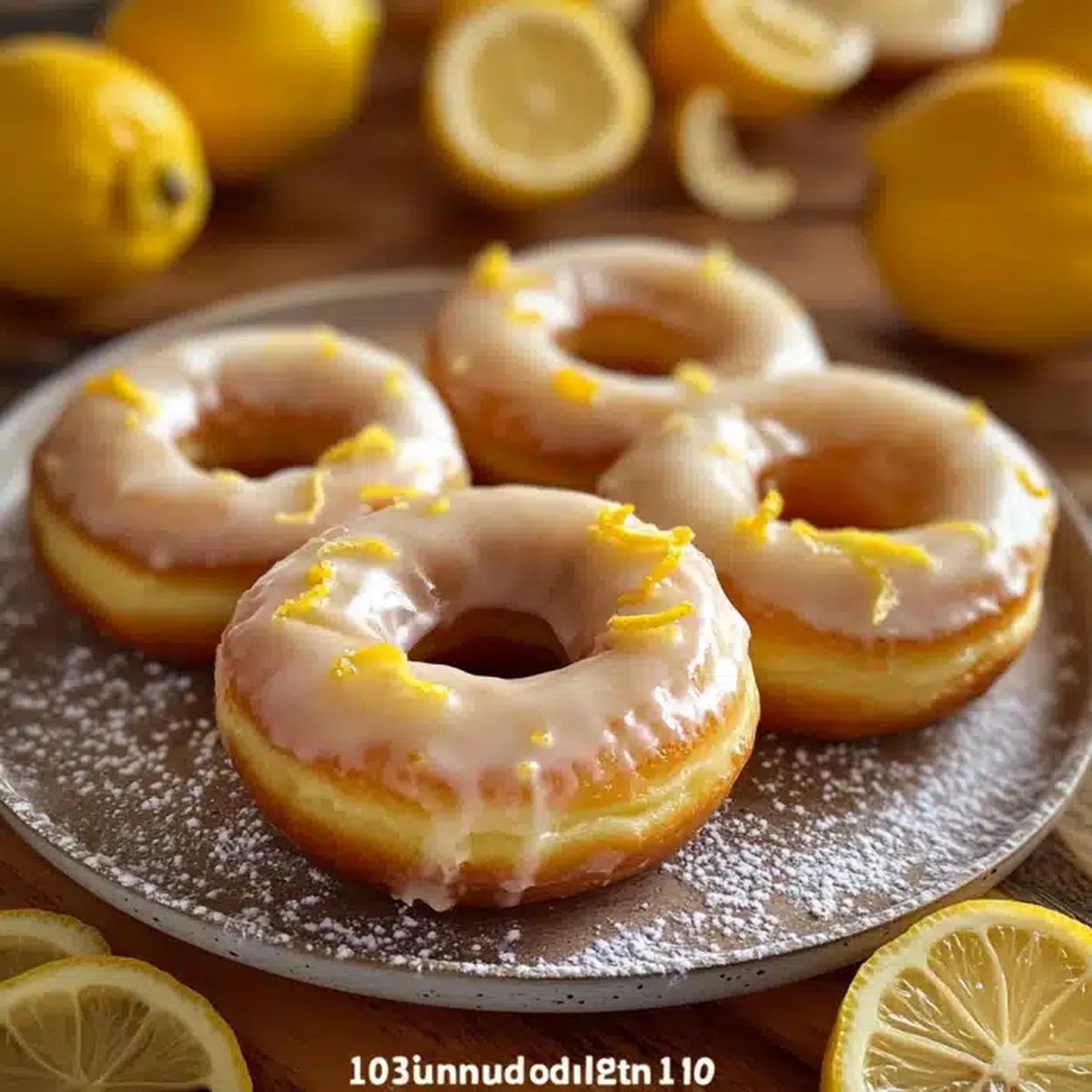 Tangy Lemon Donuts Recipe