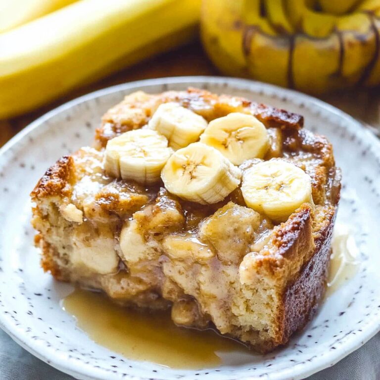 Heavenly Banana Bread Pudding Recipe