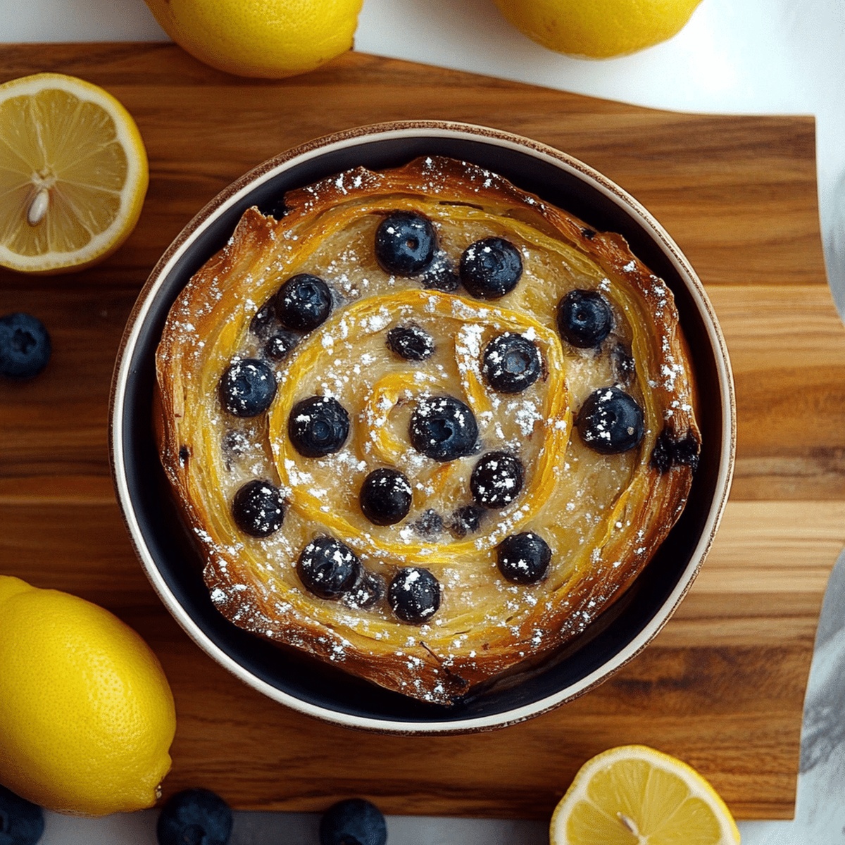 Lemon And Blueberry Soufra Recipe
