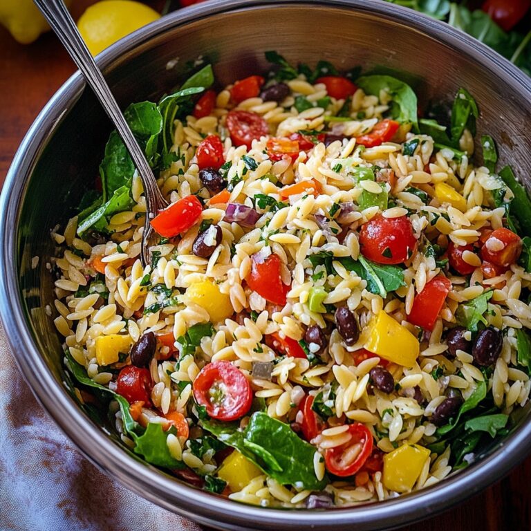 Vibrant Mediterranean Orzo Pasta Salad Recipe