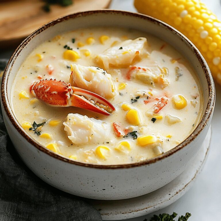 Crab & Corn Chowder Recipe