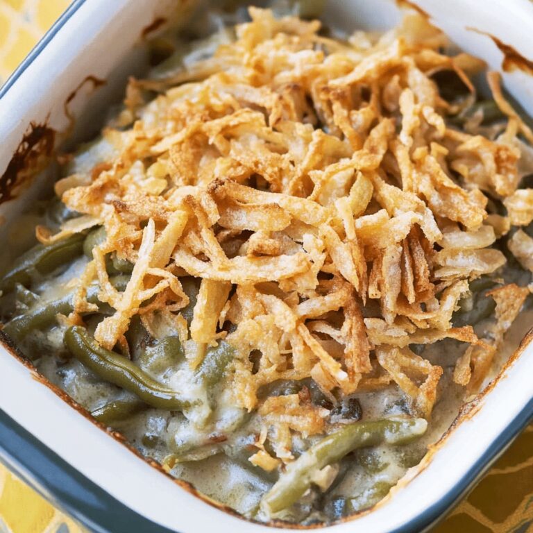 Creamy Green Bean Casserole Delight Recipe