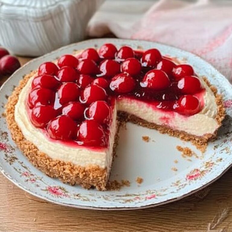Luscious Cherry Cheesecake Recipe