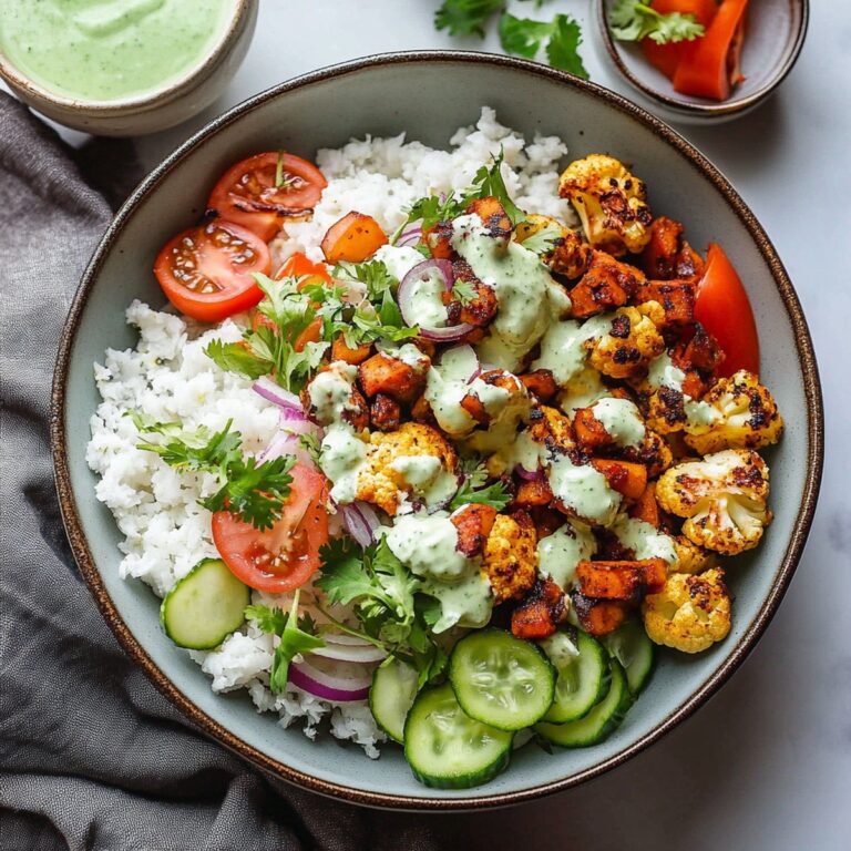 Crispy Cauliflower Shawarma Bowls Recipe