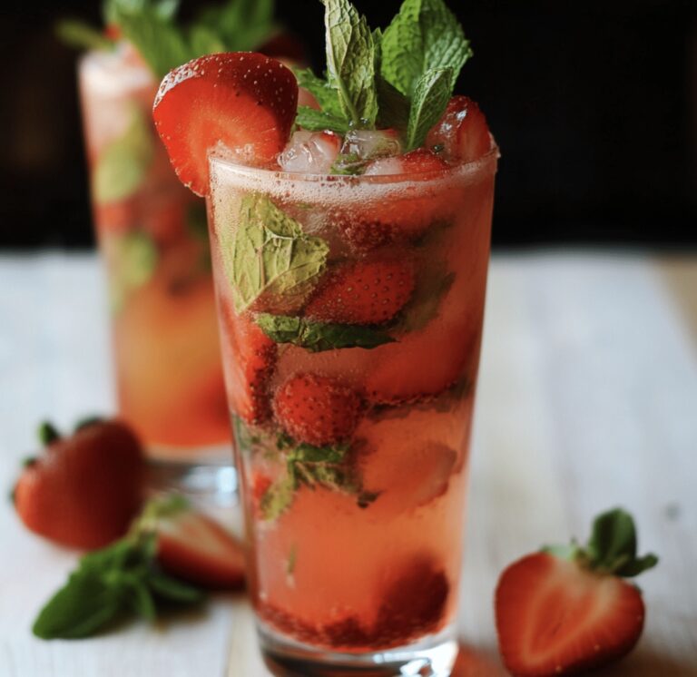 Sparkling Strawberry Mojito Recipe