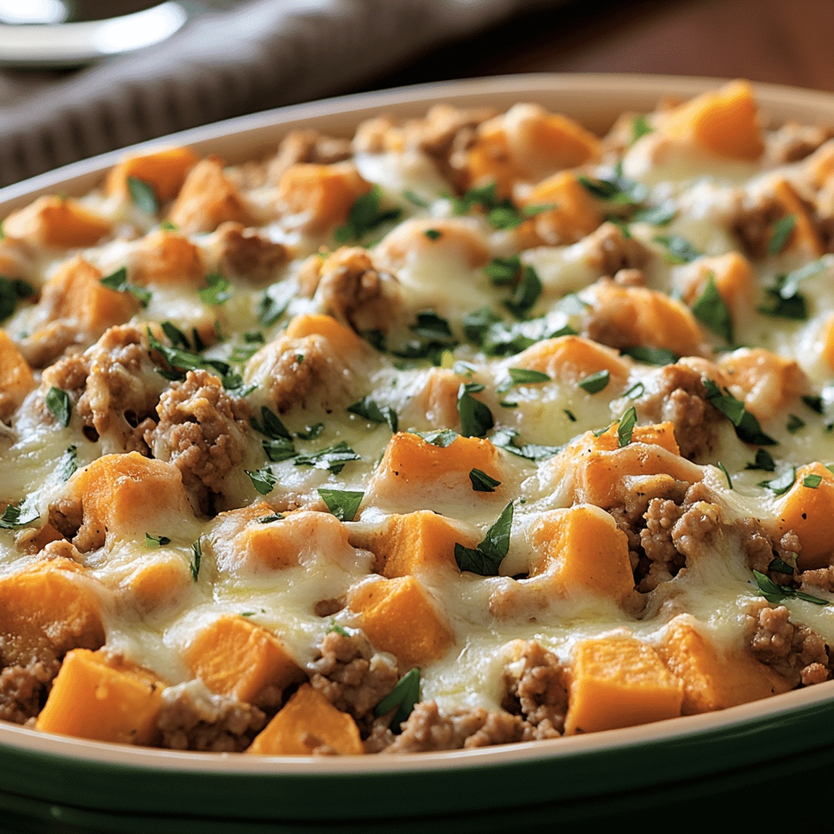 Ground Turkey Sweet Potato Bake Recipe
