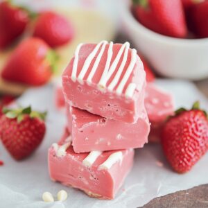 Strawberry Fudge Bites Recipe
