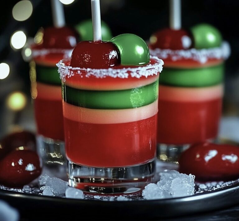 Boozy Candy Apple Shots Recipe