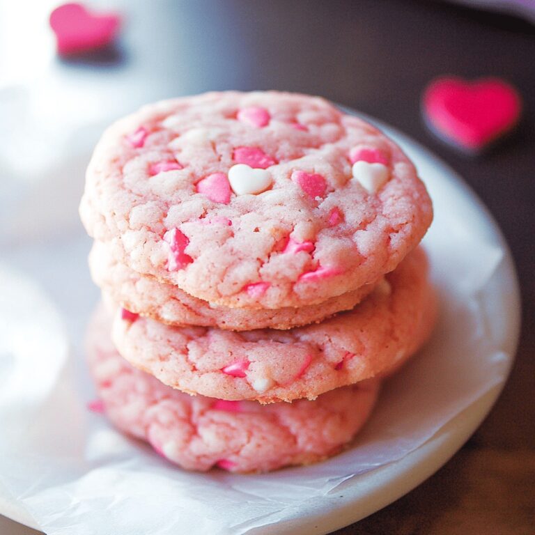 Valentines Day Cake Mix Cookies Recipe
