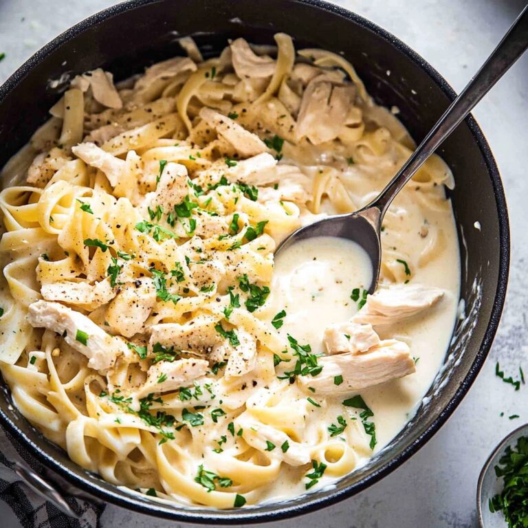 Dreamy One Pot Chicken Alfredo Pasta Recipe