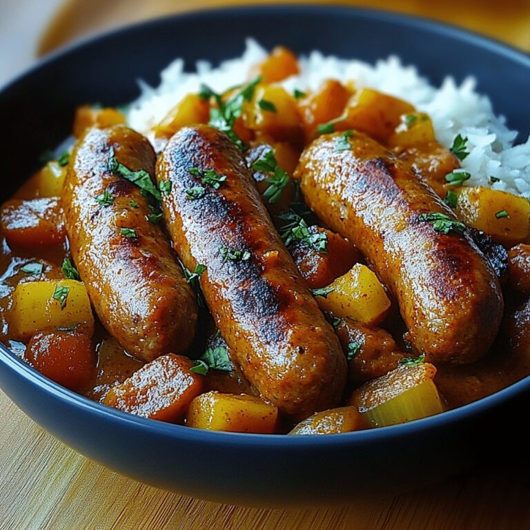 Tasty Curried Sausages Recipe