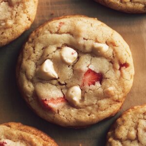 Heavenly Strawberry White Chocolate Cookies Recipe