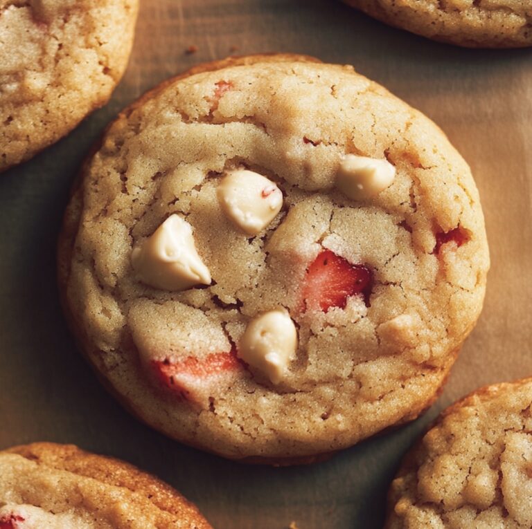 Heavenly Strawberry White Chocolate Cookies Recipe
