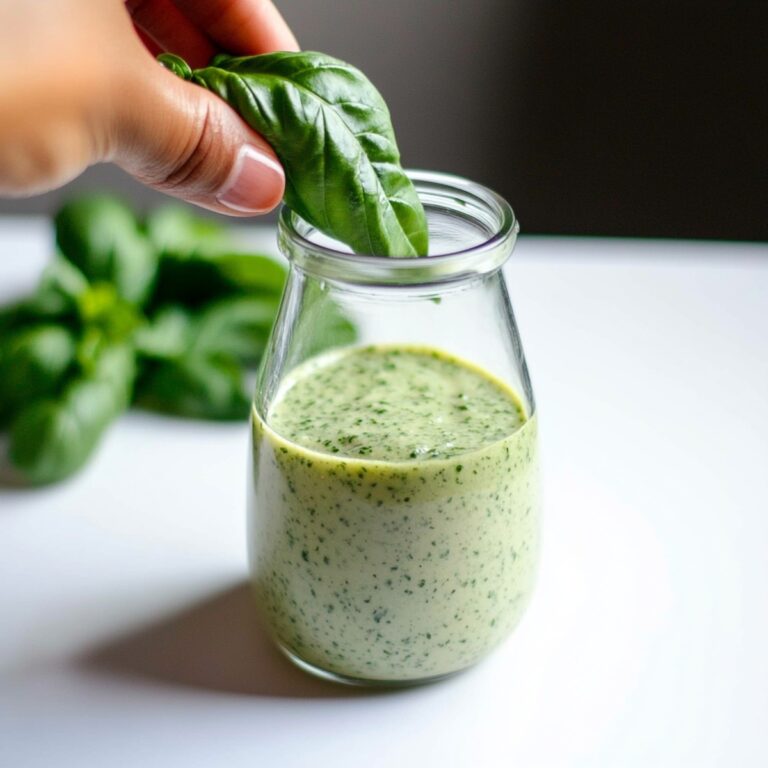 Vibrant Basil Sauce Recipe