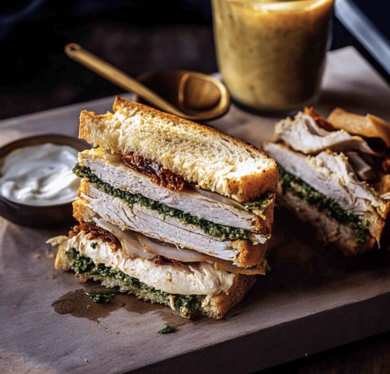 Sun-Dried Tomato Pesto Turkey Sandwich Recipe