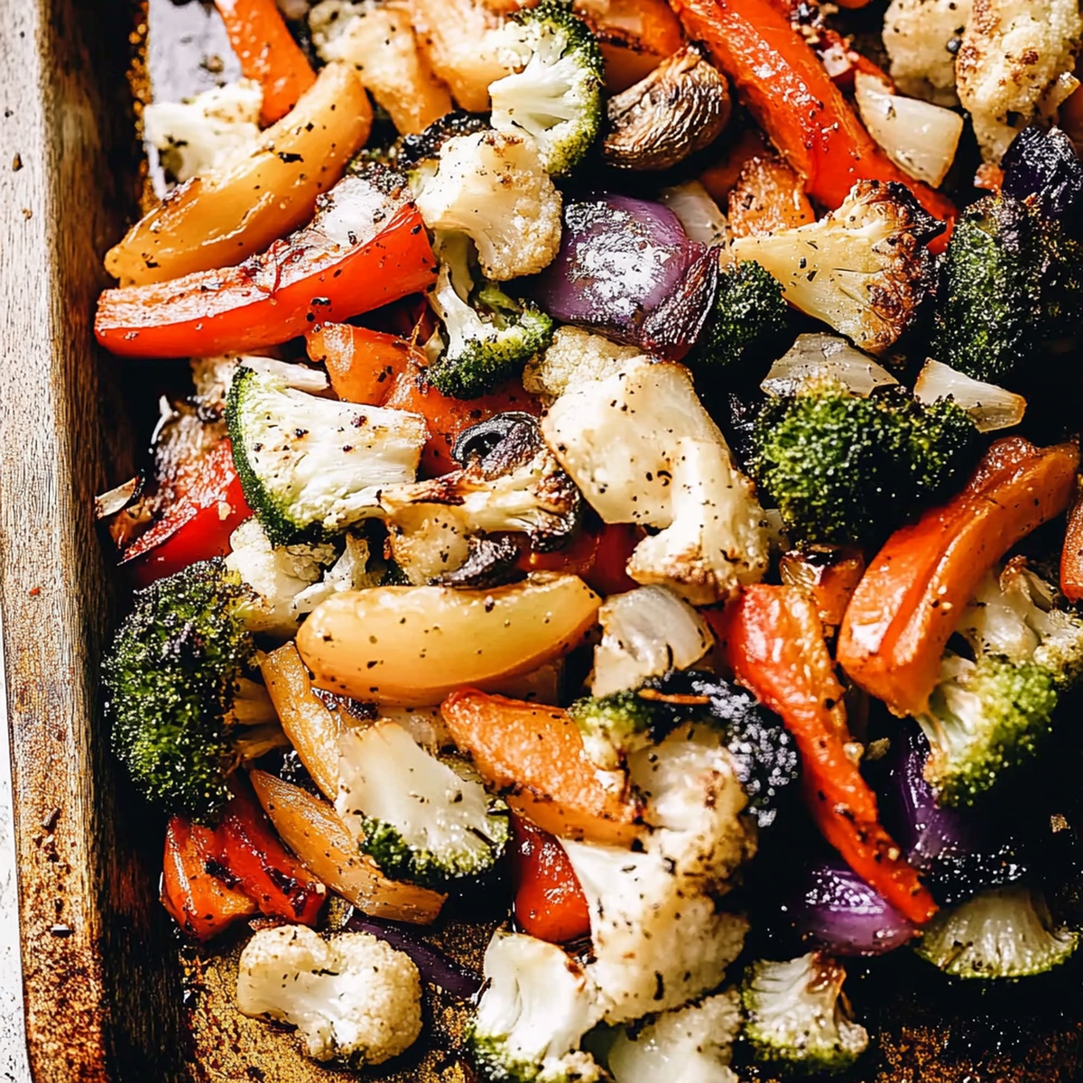 Crispy Oven Roasted Vegetables Recipe