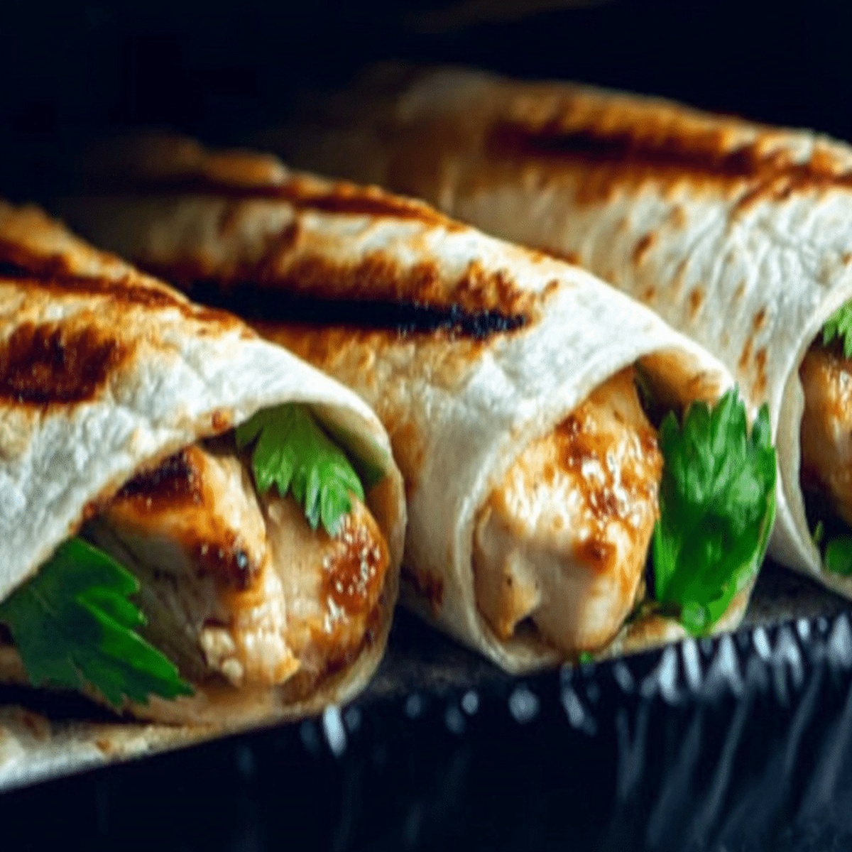 Healthy Grilled Chicken Ranch Wraps Recipe