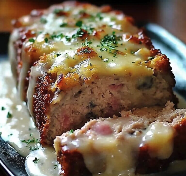 Succulent Chicken Cordon Bleu Meatloaf Recipe