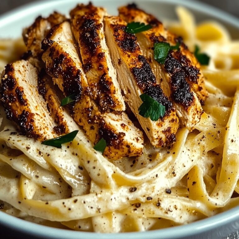 Creamy Blackened Chicken Alfredo Recipe
