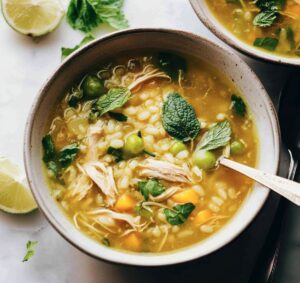 Soothing Chicken and Rice Soup Recipe