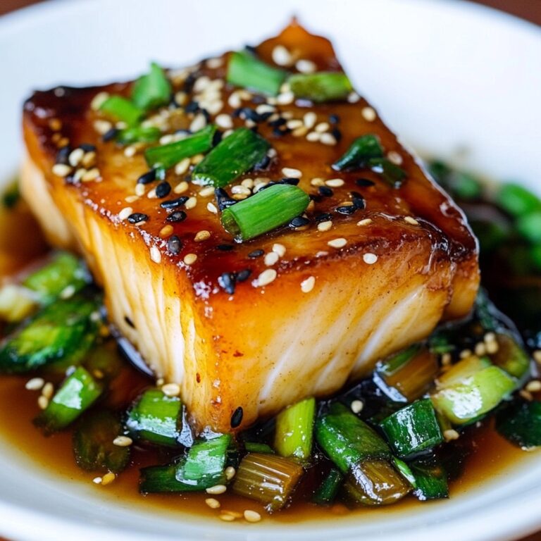 Succulent Miso Glazed Black Cod Recipe