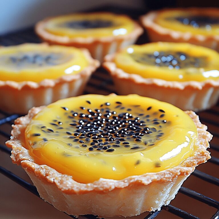 Mini Passionfruit Condensed Milk Tarts Recipe