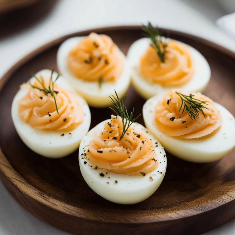 Smoked Salmon Deviled Eggs Recipe