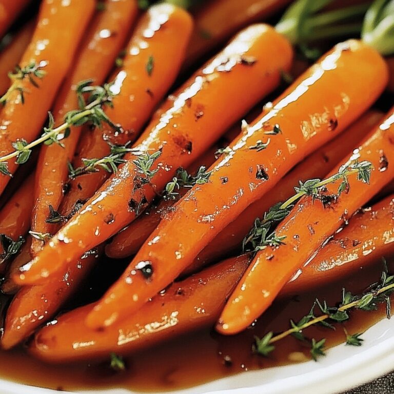 Honey Garlic Butter Roasted Carrots Recipe