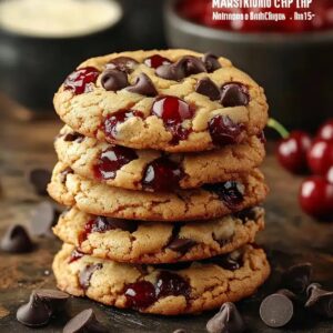 Indulgent Maraschino Cherry Chocolate Chip Cookies Recipe
