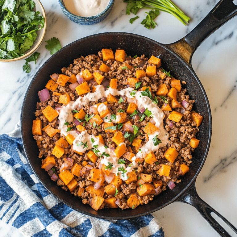 Ground Turkey Sweet Potato Skillet Recipe
