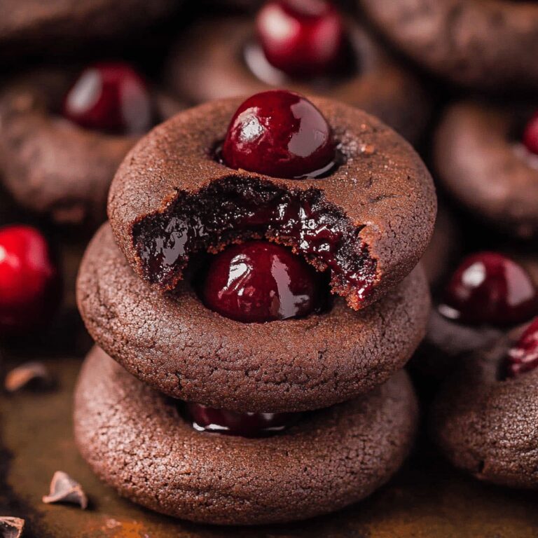 Chocolate Cherry Cookies Recipe
