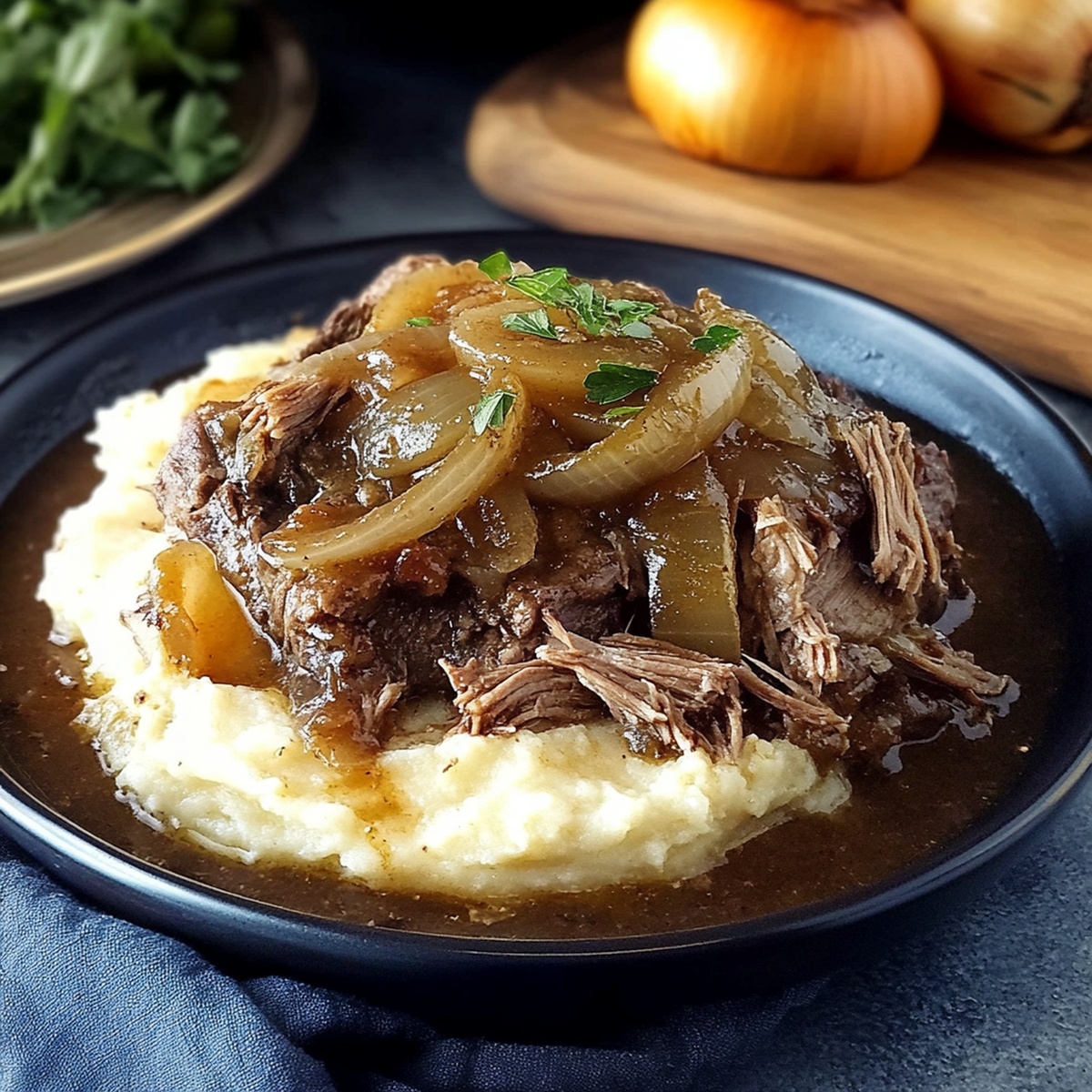 Hearty French Onion Pot Roast Recipe