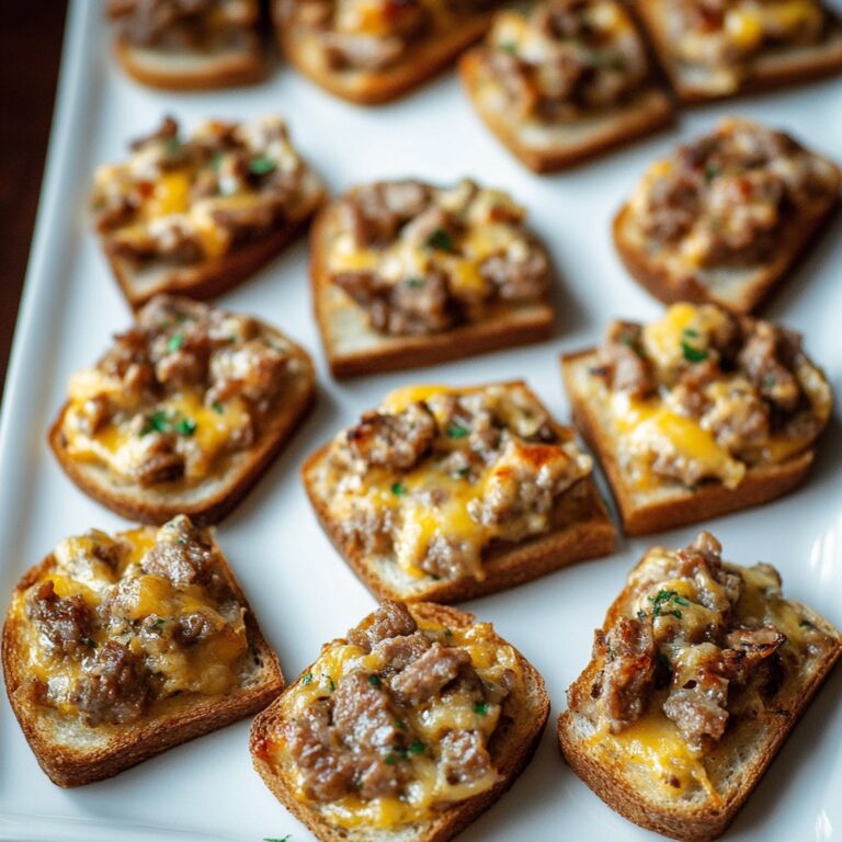 Zesty Hanky Panky Appetizers Recipe