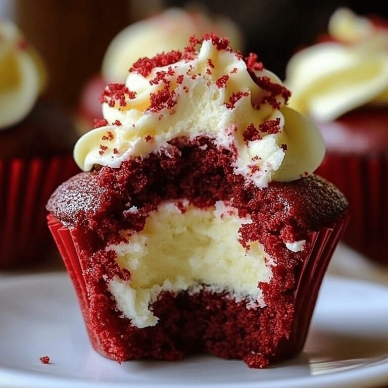 Red Velvet Cheesecake Cupcakes Recipe