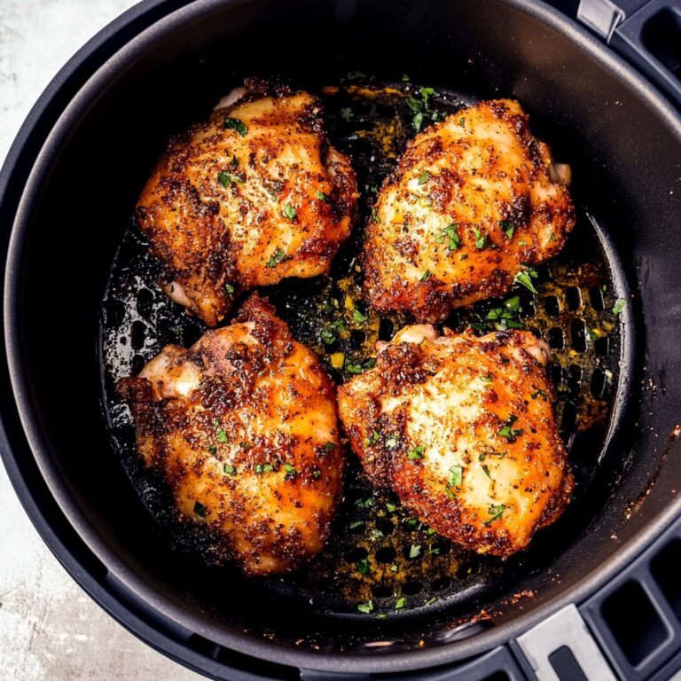 Golden Air Fryer Chicken Thighs Recipe