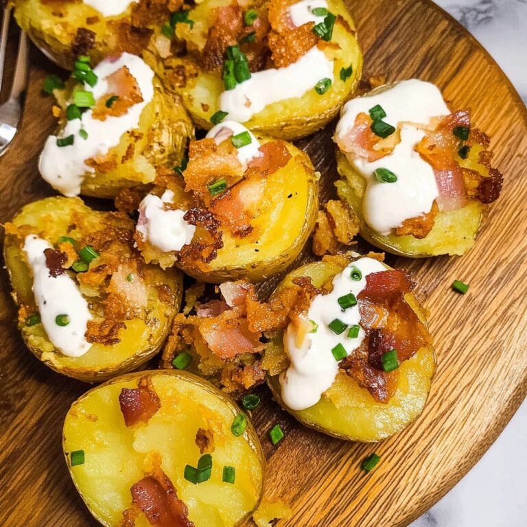 Crispy Blackstone Loaded Smashed Potatoes Recipe