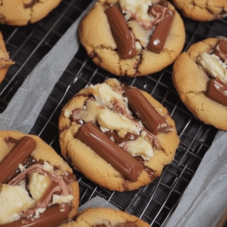 Gooey And Delicious Kinder Bueno Cookies Recipe