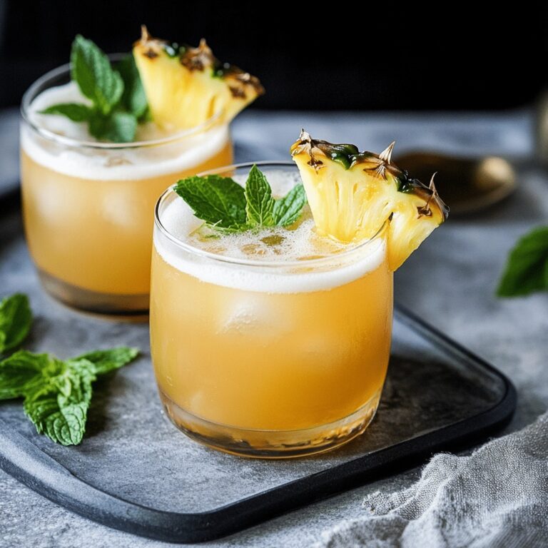 Bourbon Pineapple Smash Recipe