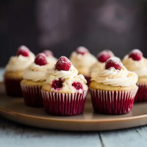 Dreamy White Chocolate Raspberry Cupcakes Recipe