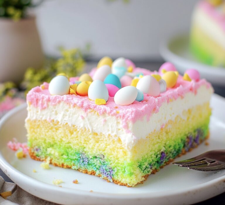 Festive Easter Poke Cake Recipe