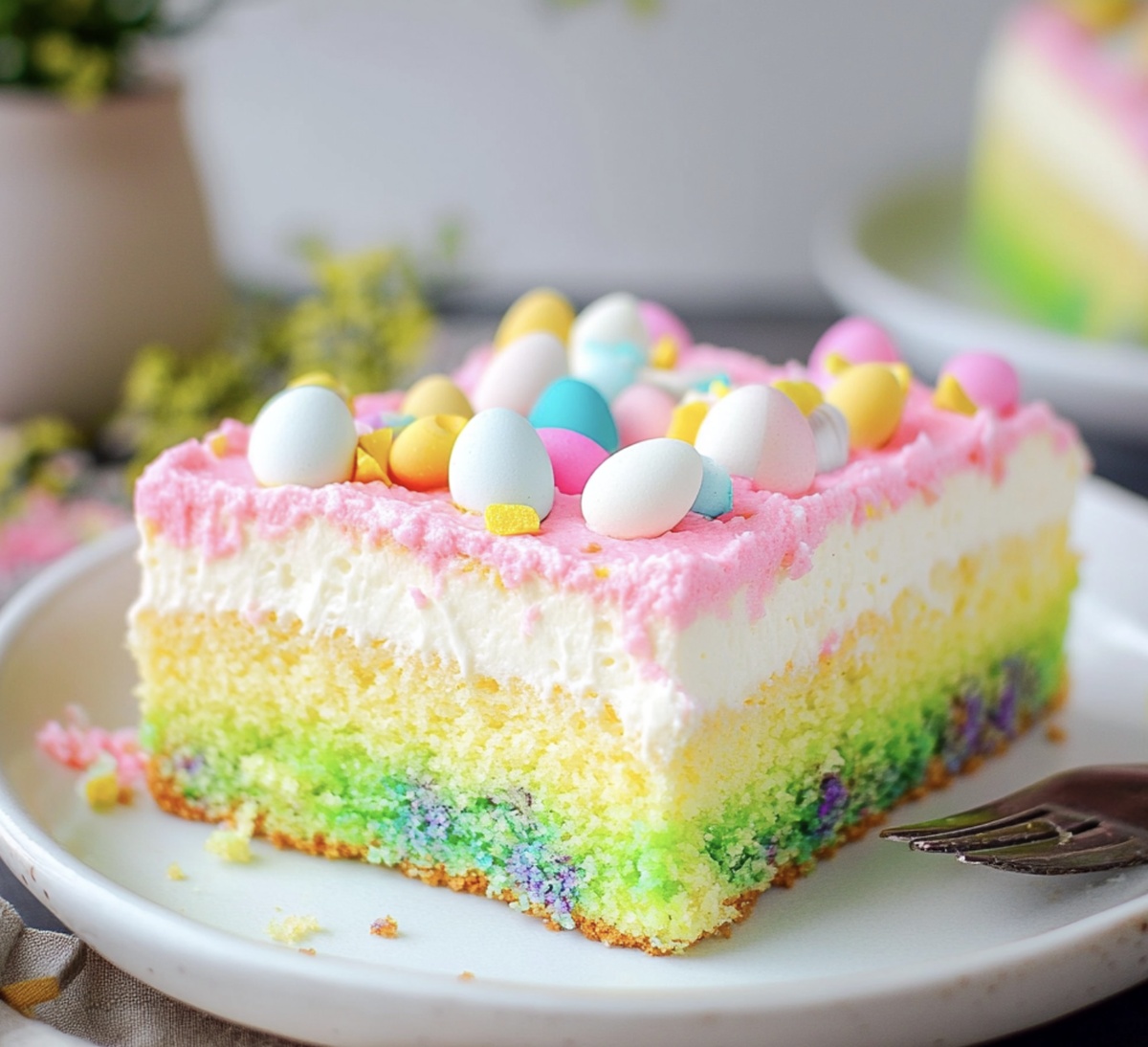 Festive Easter Poke Cake Recipe