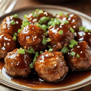 Honey Garlic Turkey Meatballs Recipe