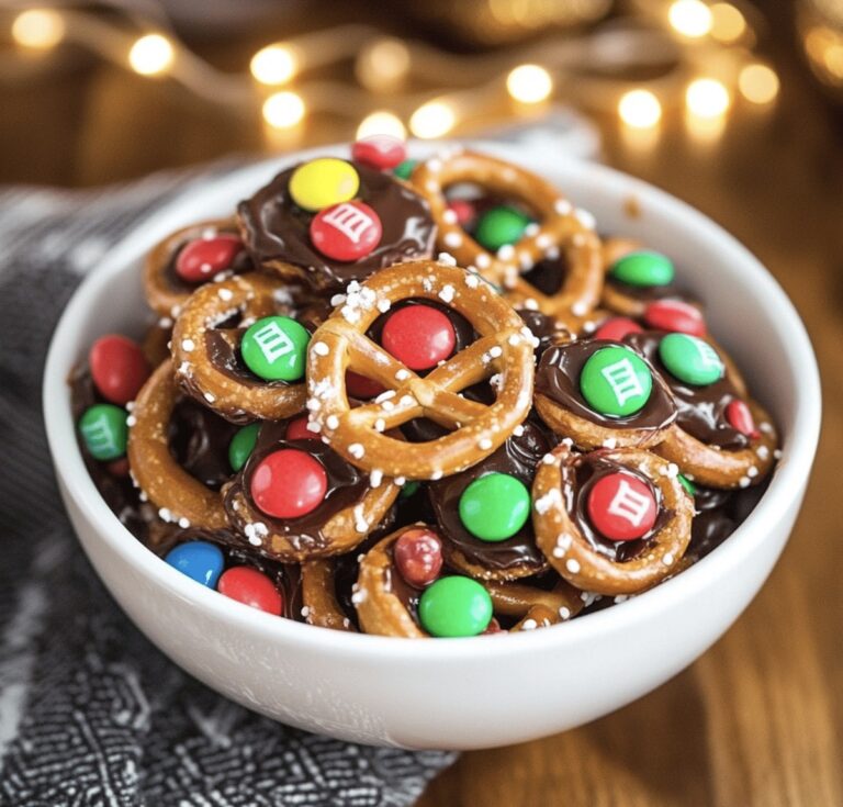 Rolo Pretzels With M&M Candies Recipe